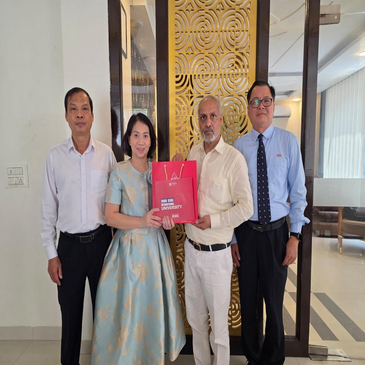 Meeting with College head in Vietnam with Shiksha Mitra Director