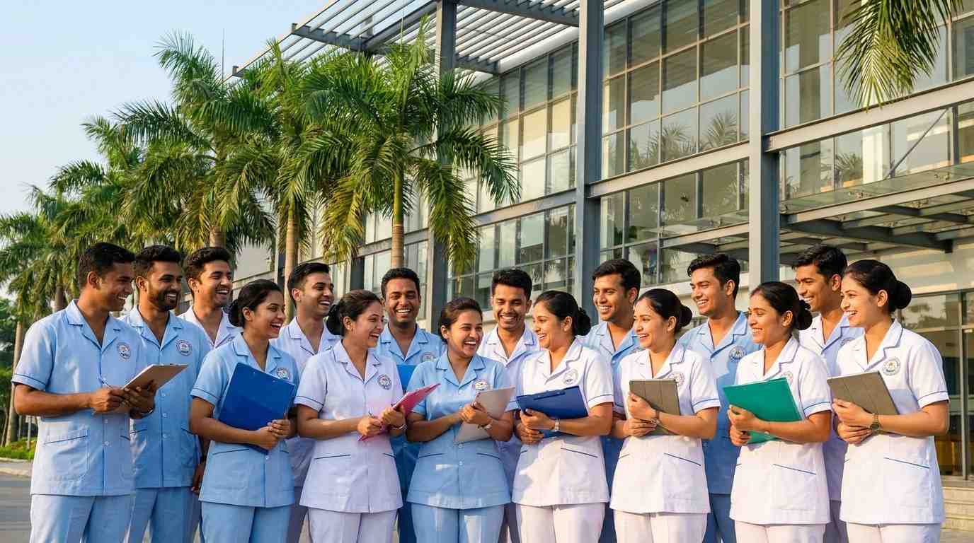 Indian Nursing Students studying in Vietnam