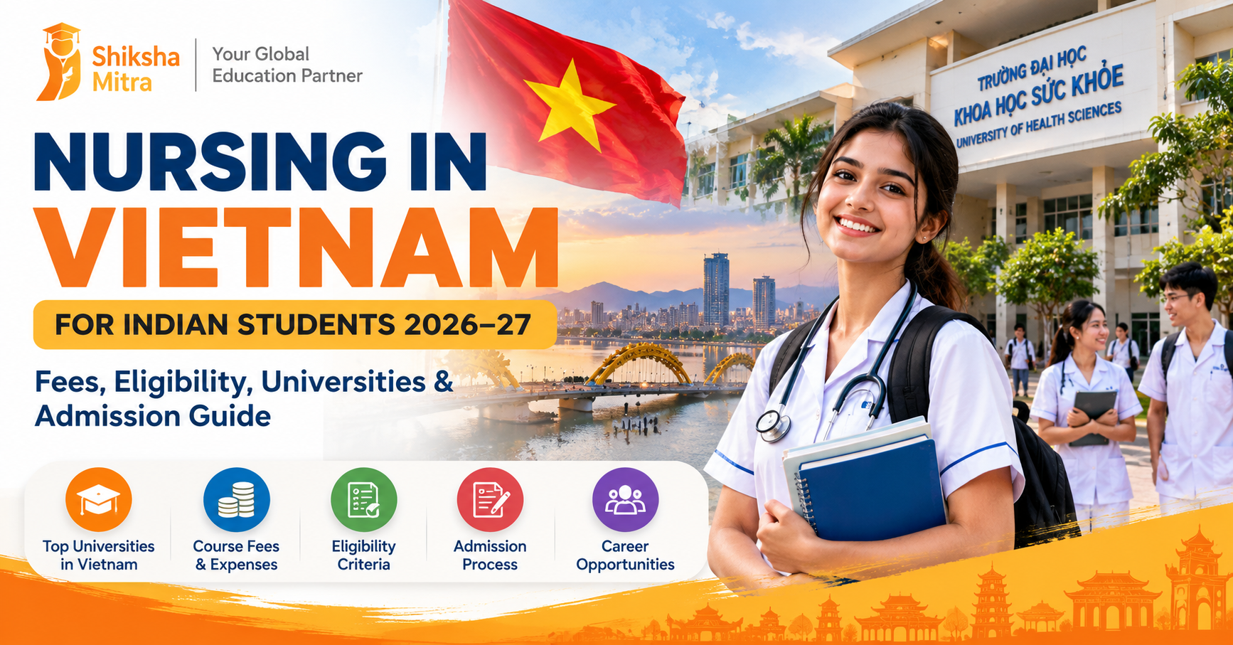 BSc Nursing in Vietnam, Nursing in Vietnam for Indian Students, Nursing Course Fees in Vietnam, Nursing Admission in Vietnam 2026